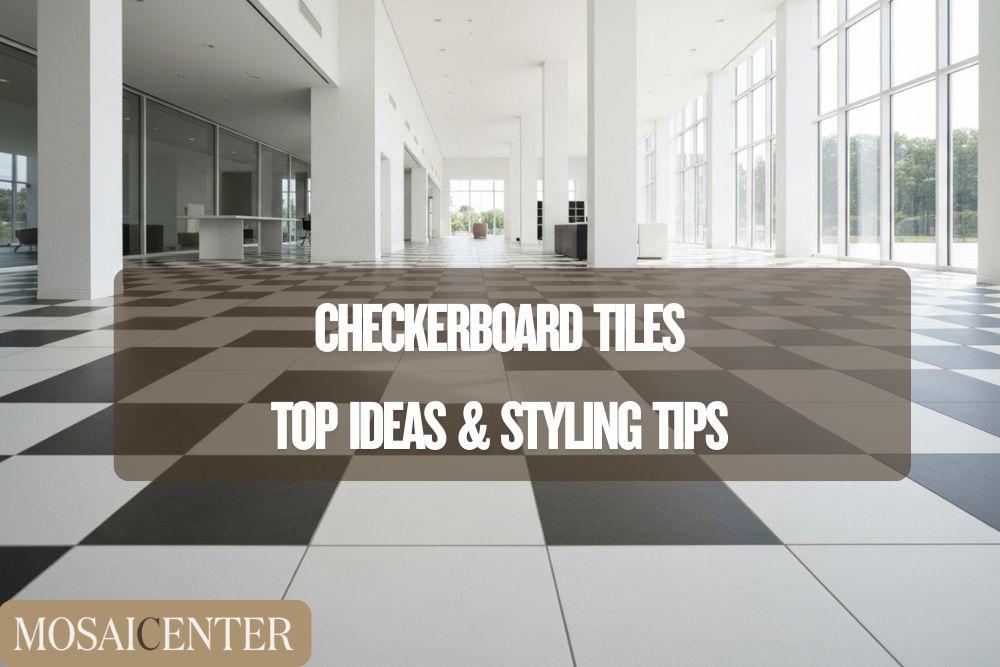 An Ultimate Checkerboard Tile Guide: 13 Modern Ideas & Tips