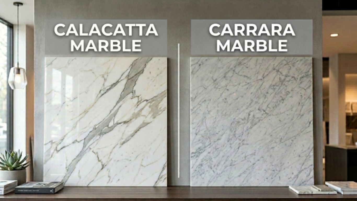 Calacatta vs Carrara Marble: A Complete Comparison Guide for Buyers