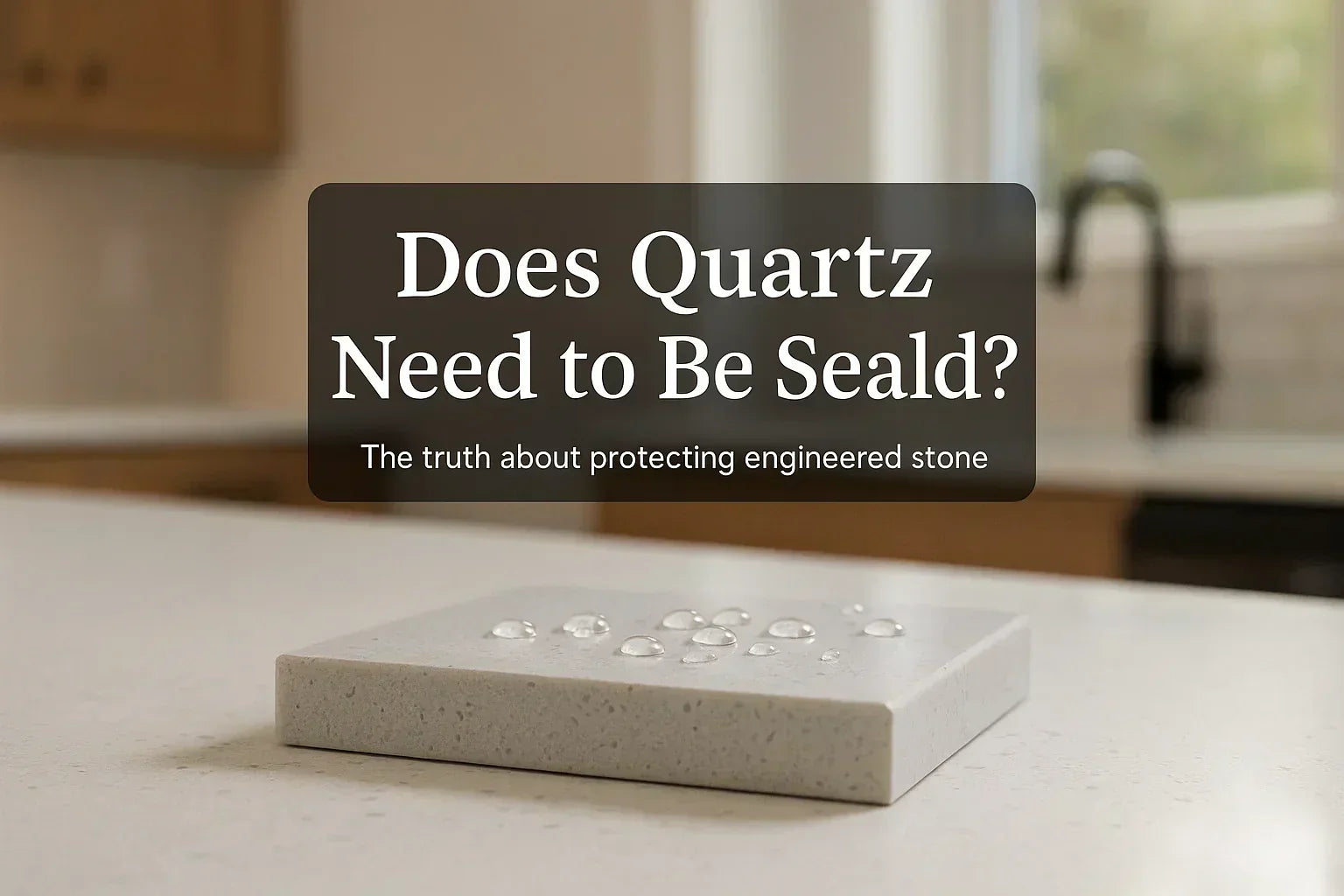 Does Quartz Need to Be Sealed?