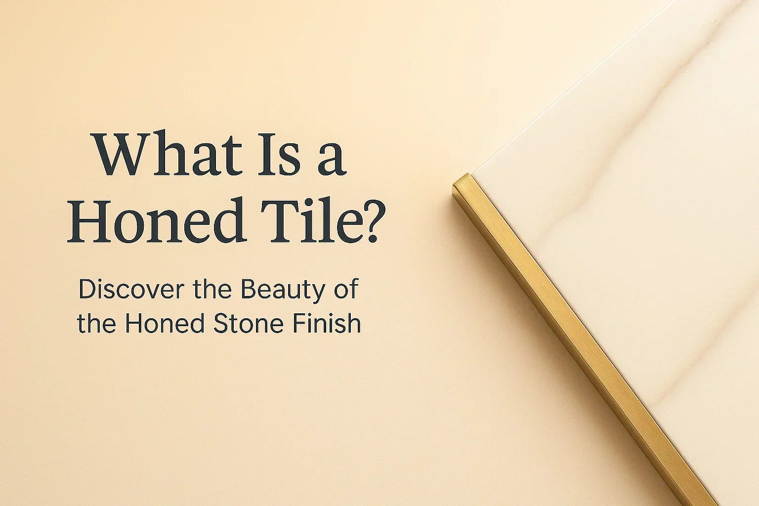 What is a honed tile, Discover honed stone finish.