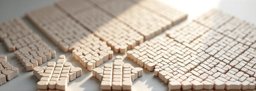 Mosaic Basketweave Tiles