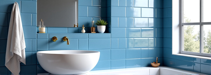 Blue Tiles for Bathroom