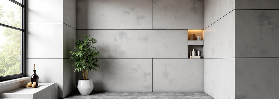 Gray Tiles for Shower