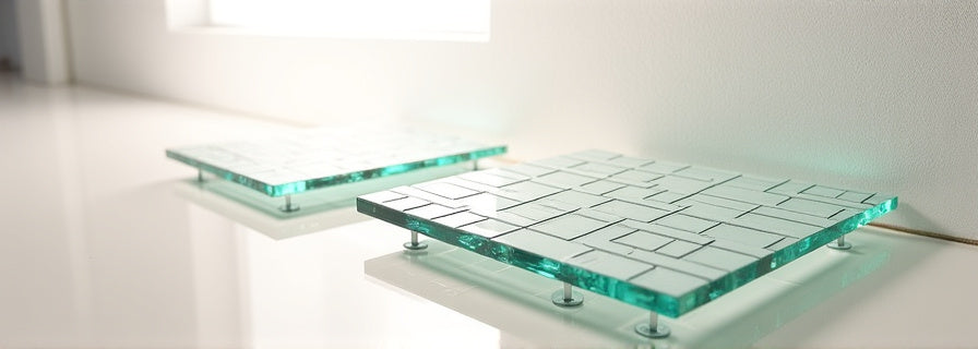 Glass Basketweave Tiles