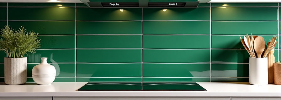 Green Tiles for Backsplash