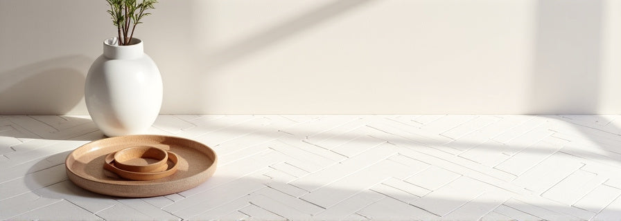 Vinyl Herringbone Tiles
