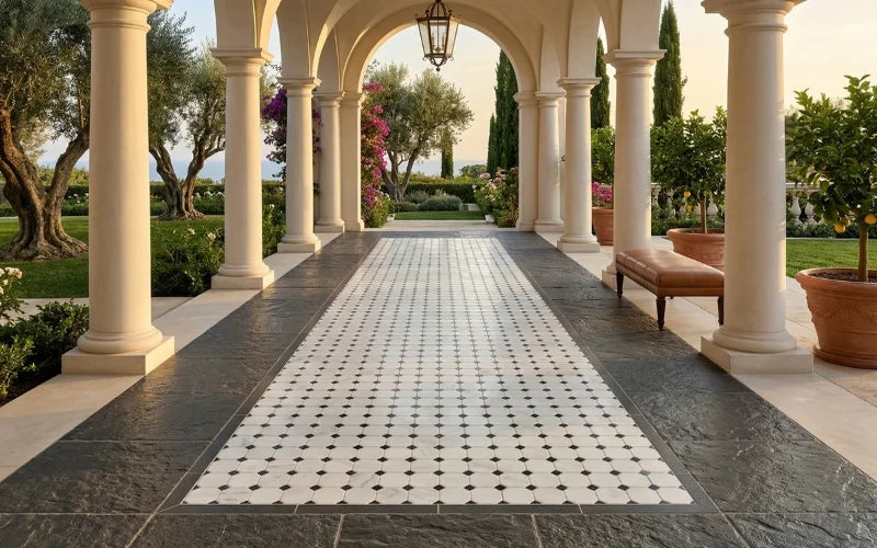 Arabescato Carrara 2_ Octagon Honed