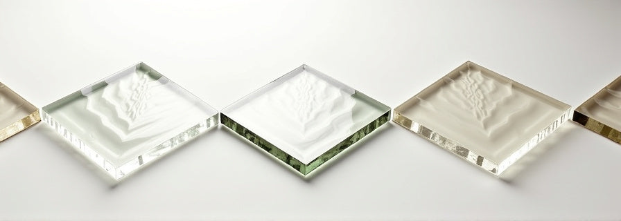 Glass Chevron Tiles