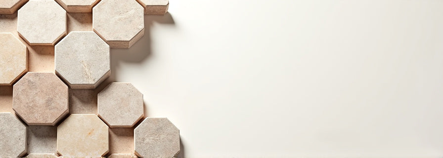 Natural Stone Hexagon Tiles