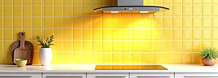 Yellow Tiles for Backsplash
