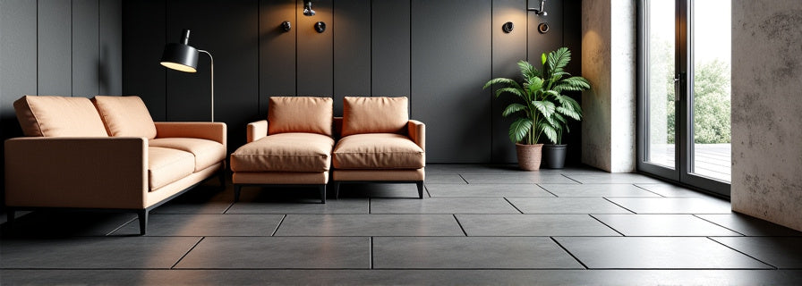 Black Tiles for Floor