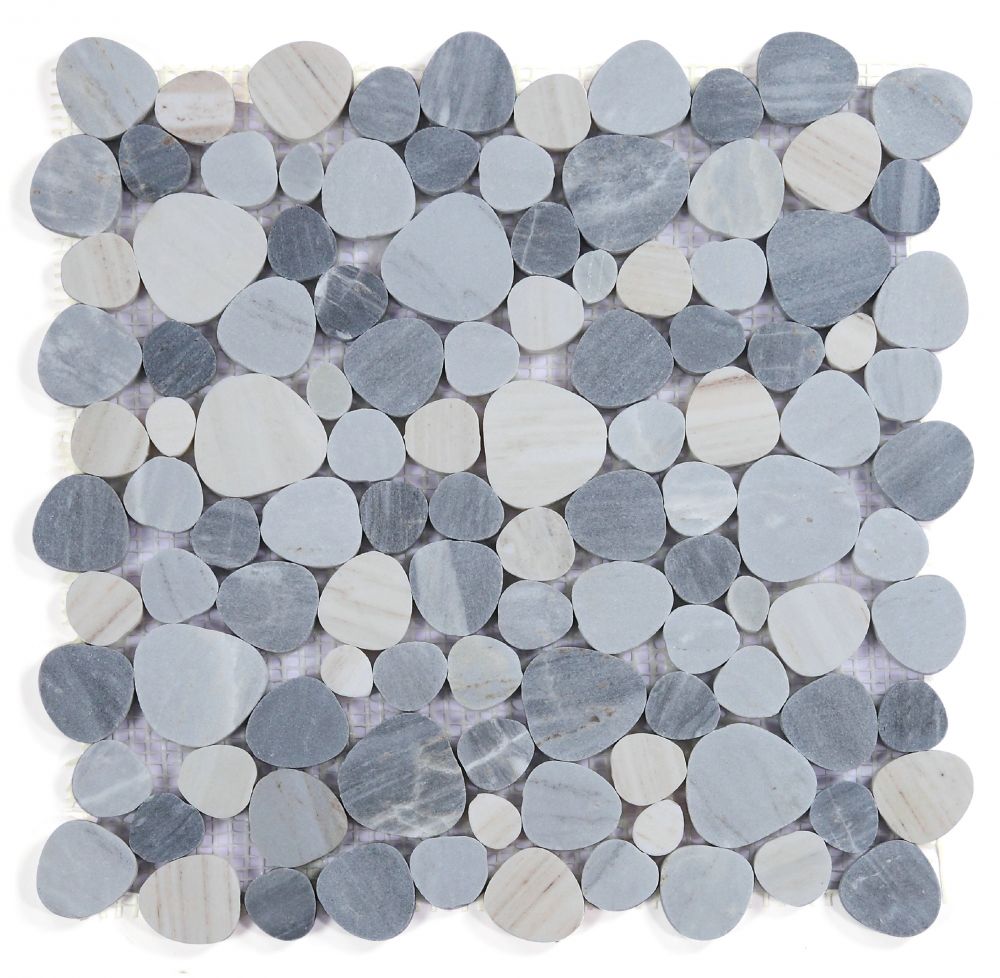 Aphrodite Italian Blue Pebble Mosaic Tile
