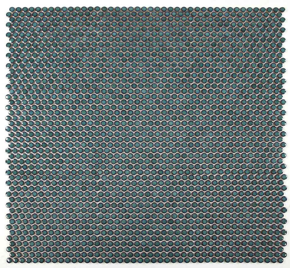 Penny Round Turquoise Mosaic Tile
