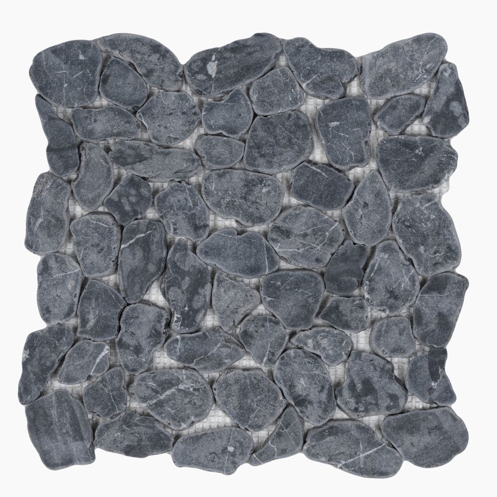 River Stone Bluestone Pebble Mosaic Tile