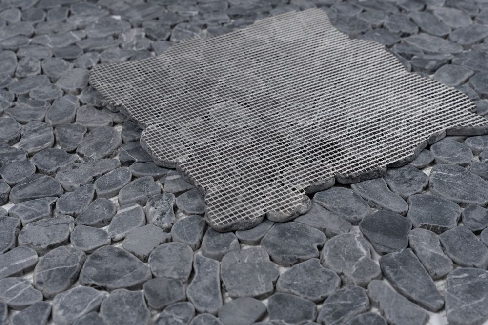 River Stone Bluestone Pebble Mosaic Tile