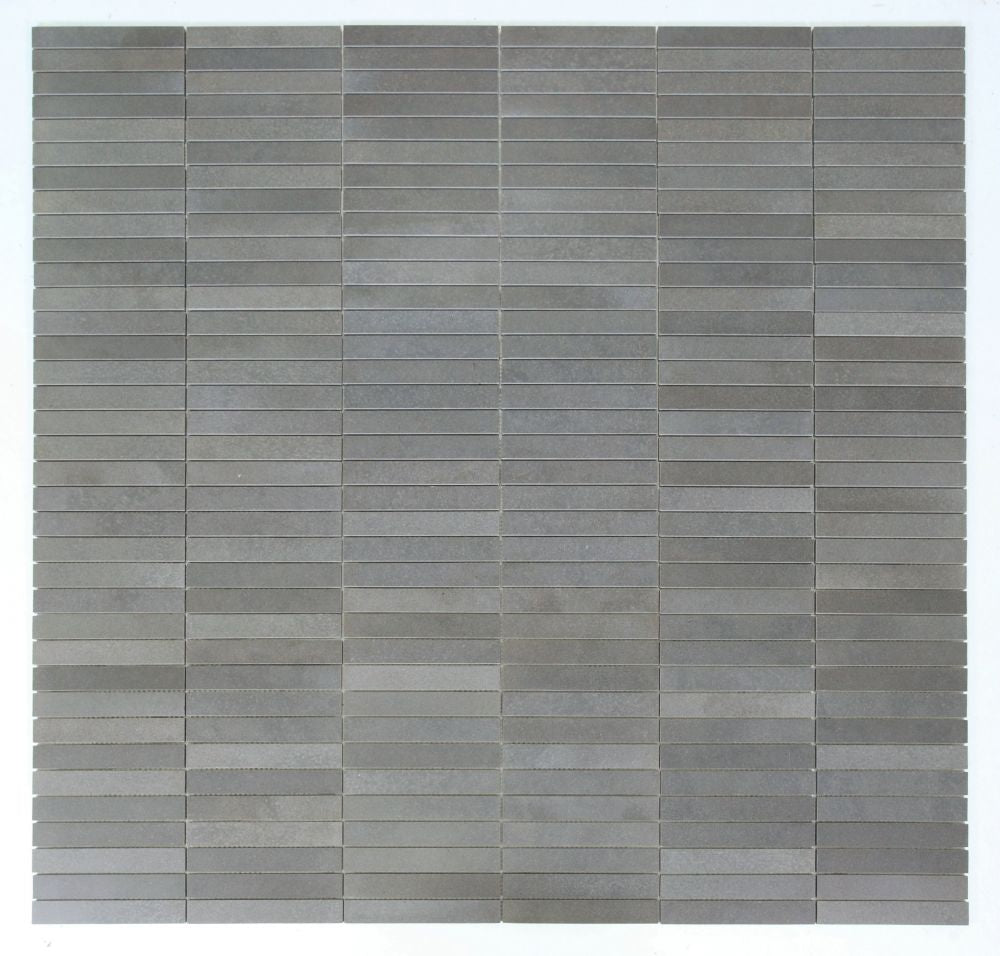 Slot Basalt Linear Mosaic Tile