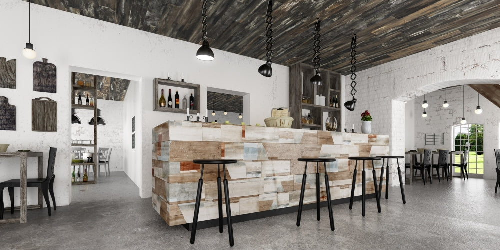 Ar 8 Black Porcelain Tile, 8 x 48