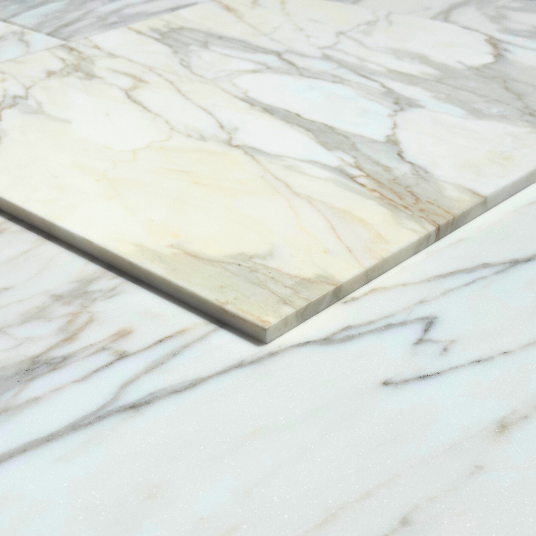Calacatta Gold Marble 18"x18" Tile
