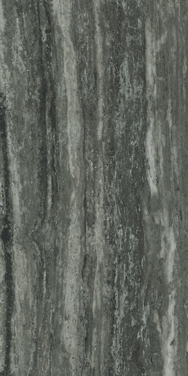 I-Travertini Black Glossy 24 x 48