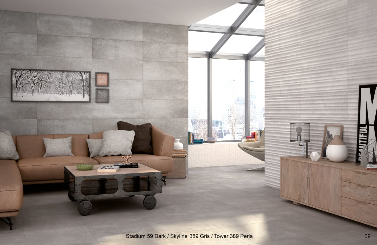 Skyline 389 Gris 13 x 36
