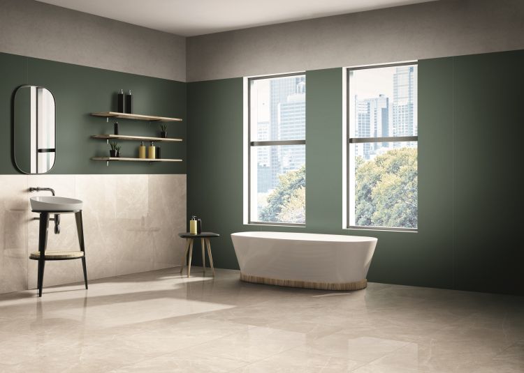 Dolomia White Luc Tile Polished 24 x 48