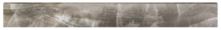 Akoya Ocean Bullnose Molding Matte 3 x 24