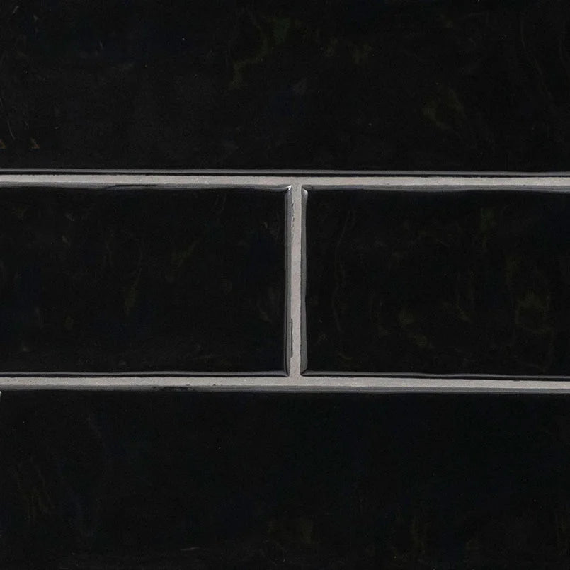 Urbano Ink 4x12 Ceramic Tile – Glossy Finish for Sophisticated Navy Backsplashes & Bathroom Walls