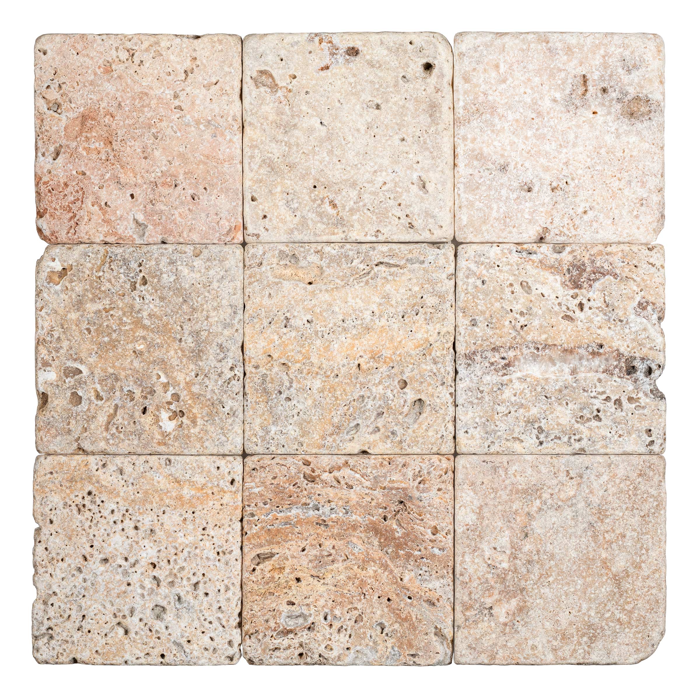 Mixed (Gold/Ivory/Noce) - Brick 1"x2"