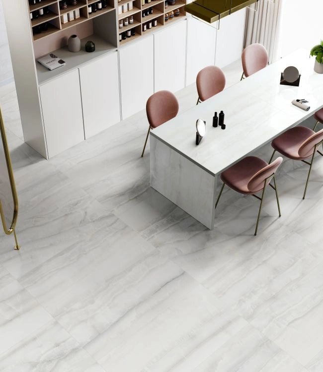 Akoya Silver Matte 24 x 48