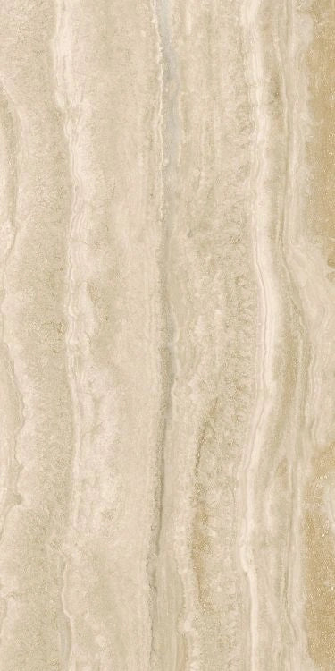 Appia Vein Cut Beige Polished 24 x 48 Porcelain Tile