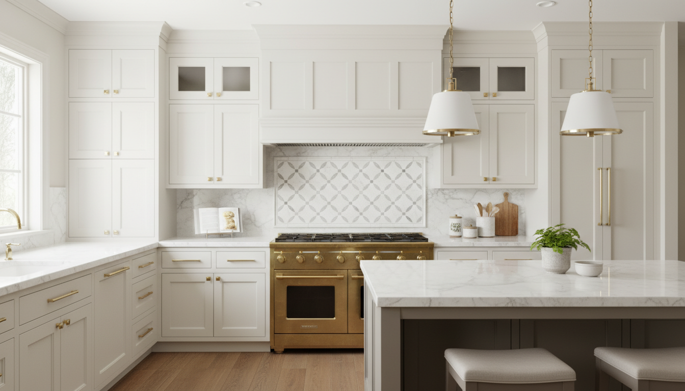 Bianco Dolomite Marble Pencil Liner