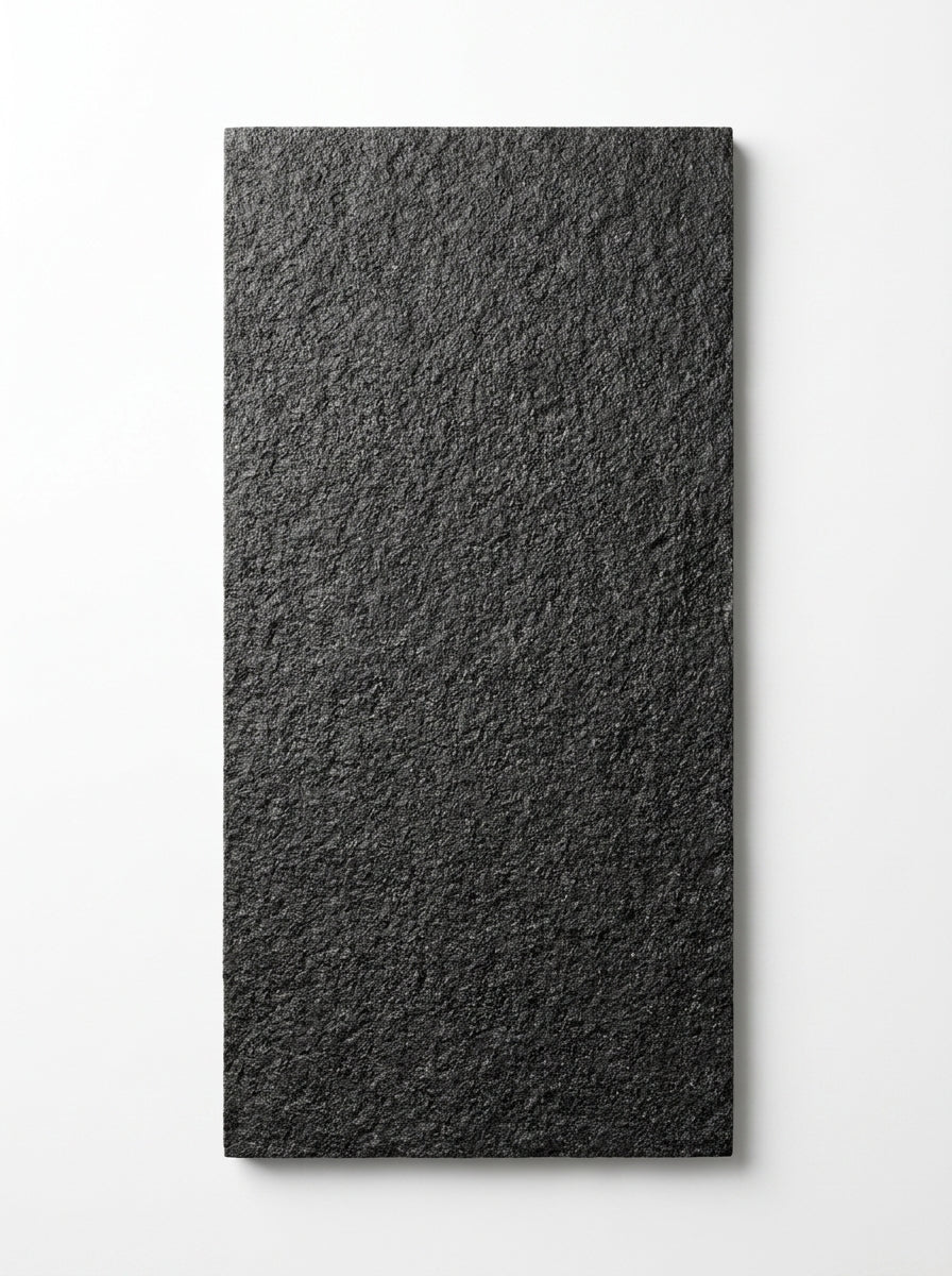 Basalt Graphite Flamed and Brushed 12 X 24