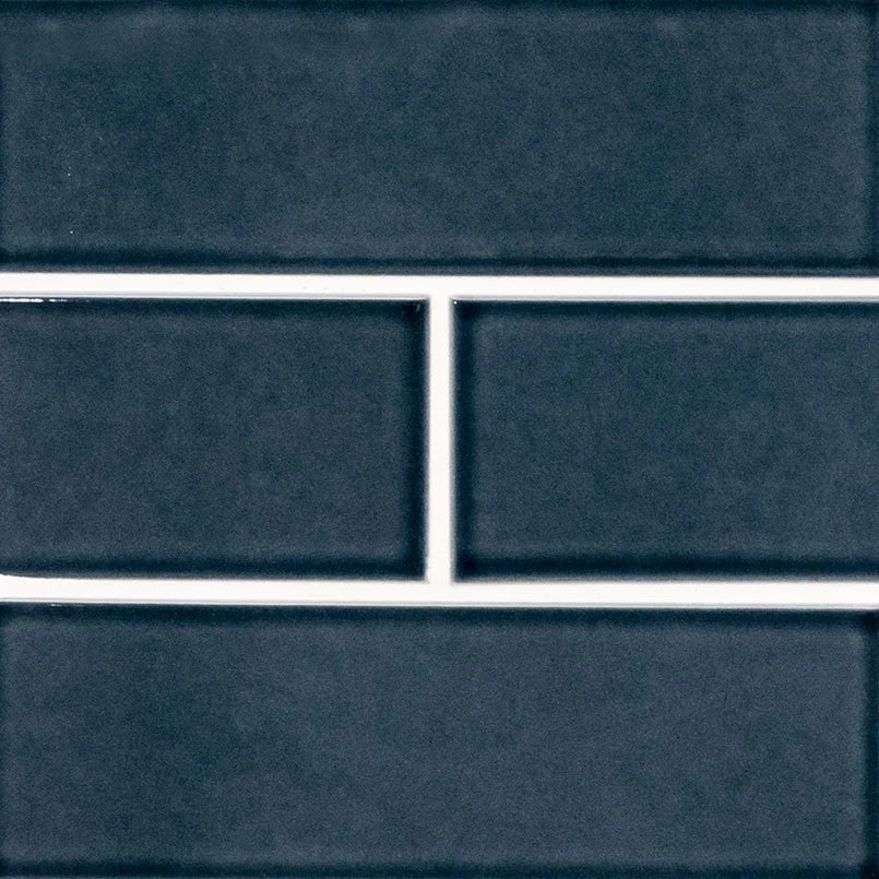 Bay Blue 4x12 Glazed Ceramic Subway Tiles for Backsplashes