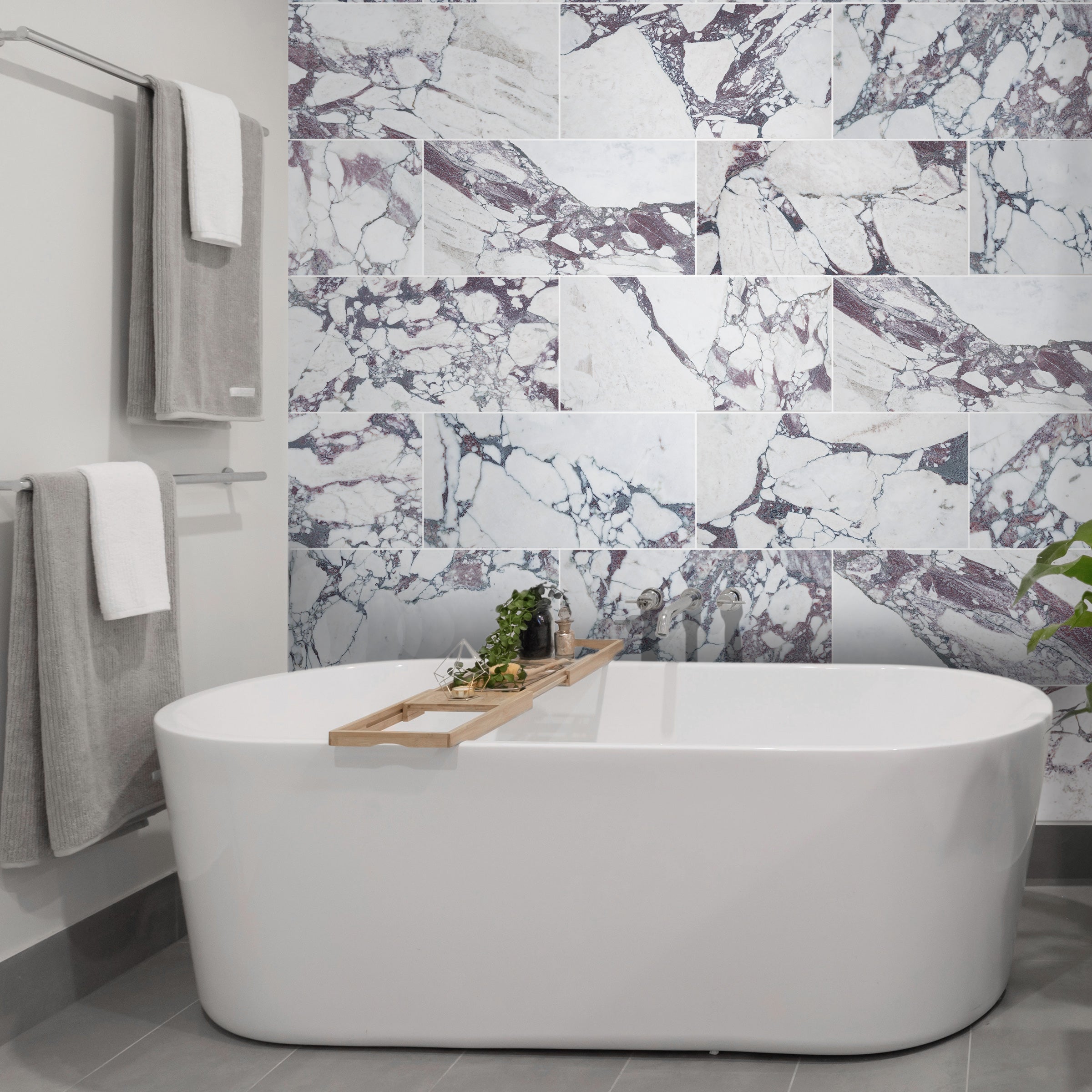 Calacatta Viola Marble Tile