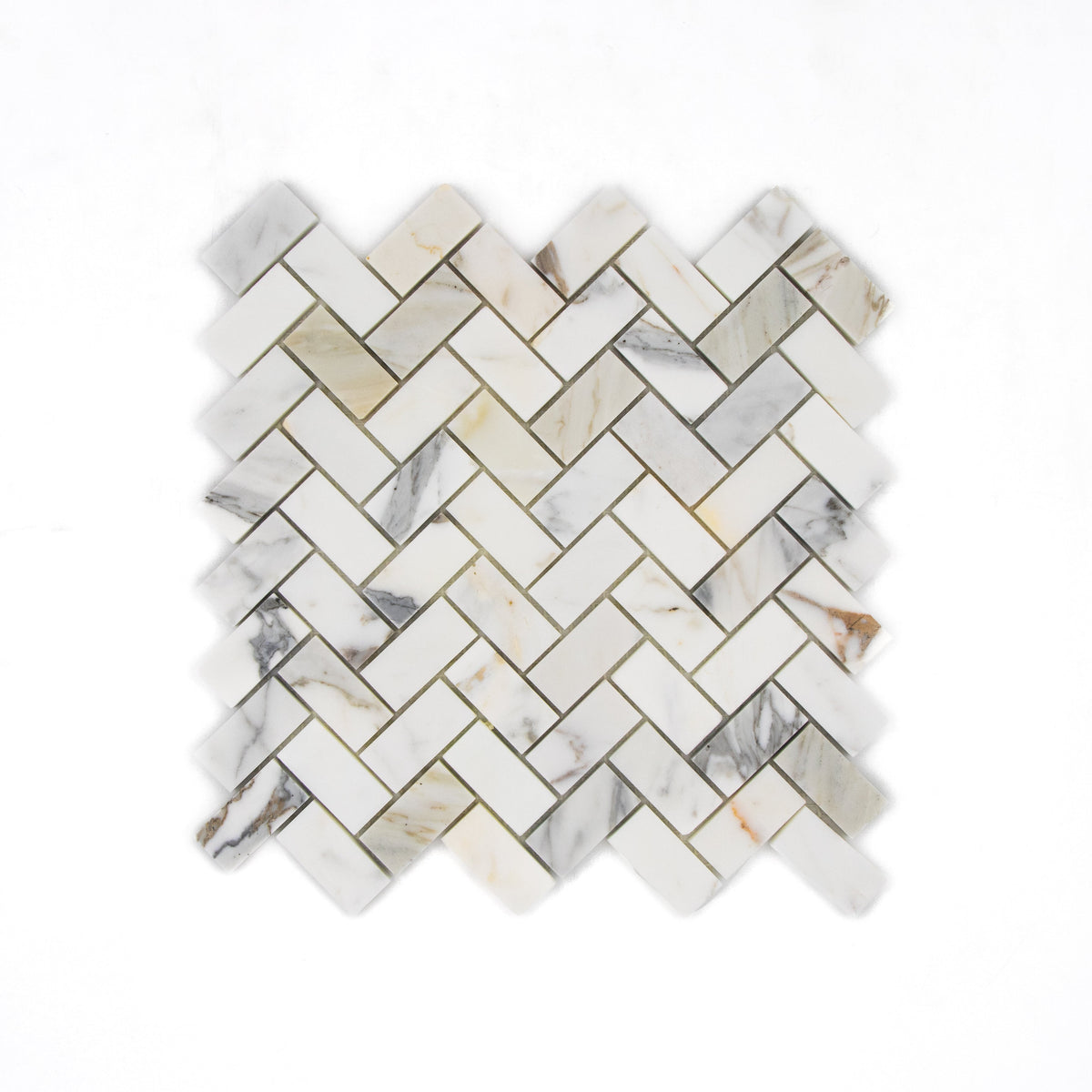 Calacatta Gold Marble Mosaic Tile