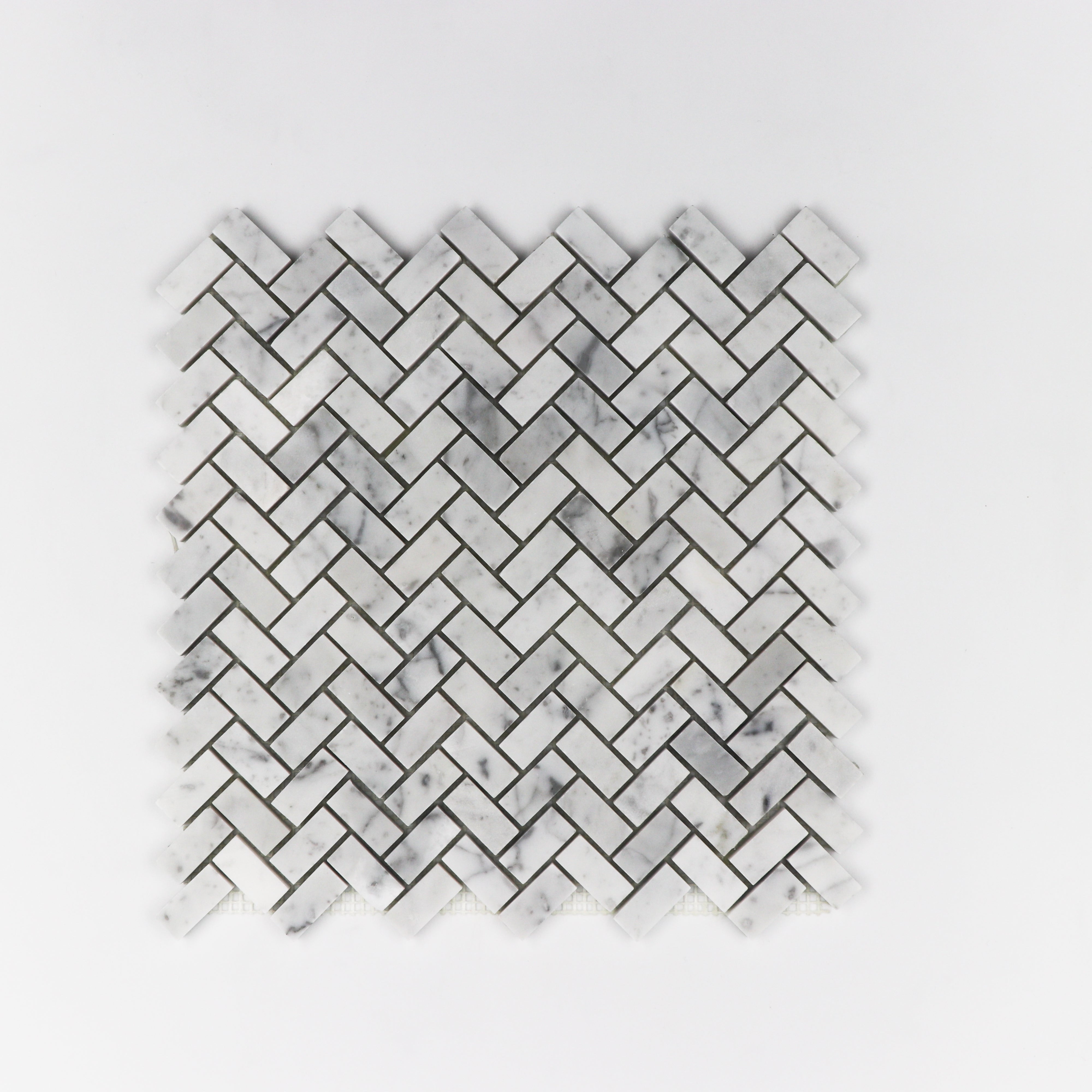 Carrara White Marble Mini Mosaic Tile