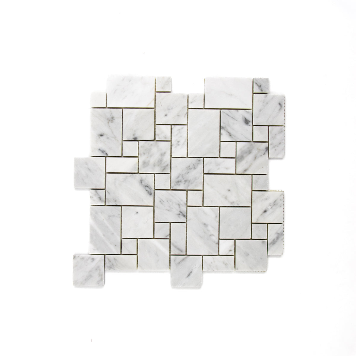 Carrara White Marble Mini Mosaic Tile