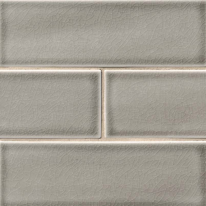Morning Fog 3x6 Ceramic Subway Tile for Kitchen Backsplashes