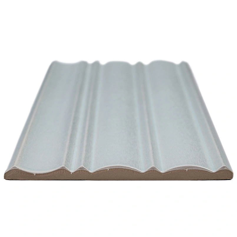 Folk Sky Fluted Satin Porcelain Tile
