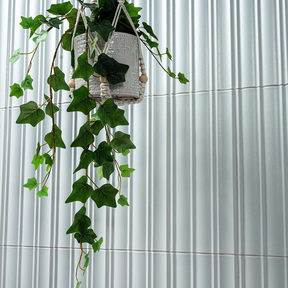 Folk Sky Fluted Satin Porcelain Tile