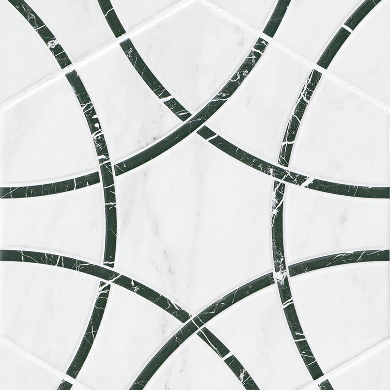 GeoGlam Midnight 11x13 Matte Porcelain Tile
