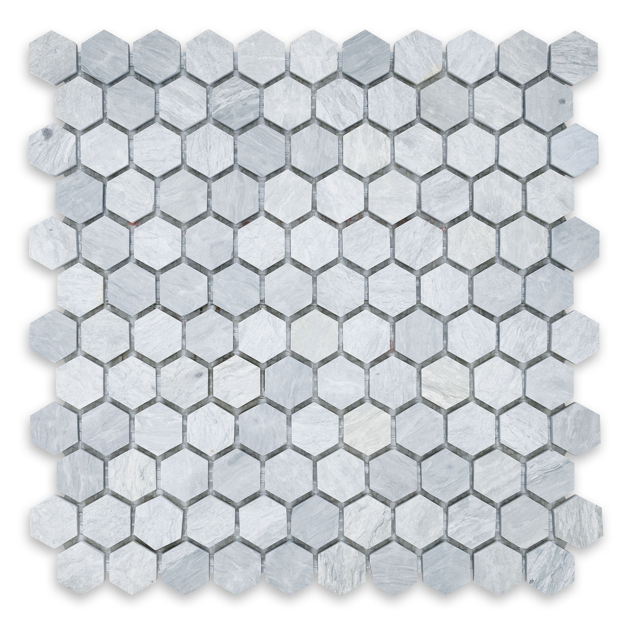 Haisa Blue Honed Marble Tile Hexagon 1"