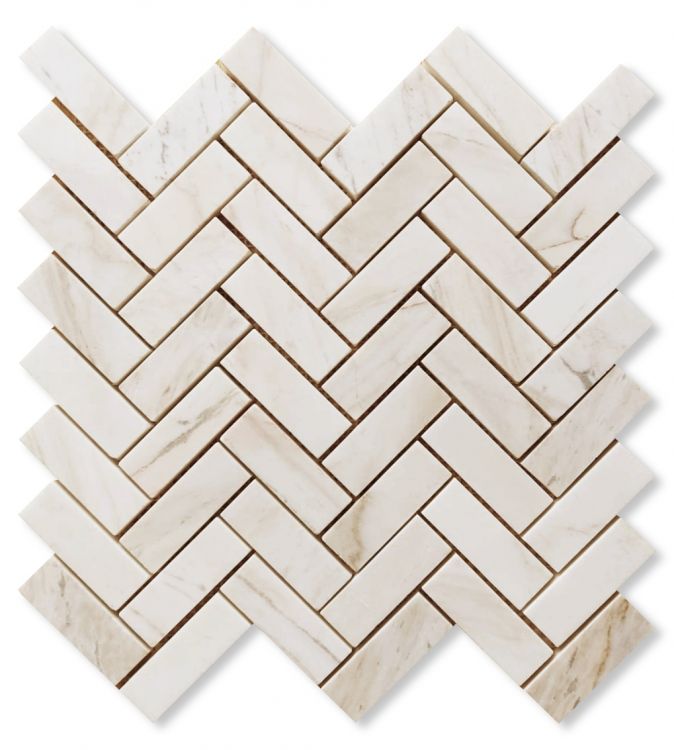 Wooden White Mosaic Tile