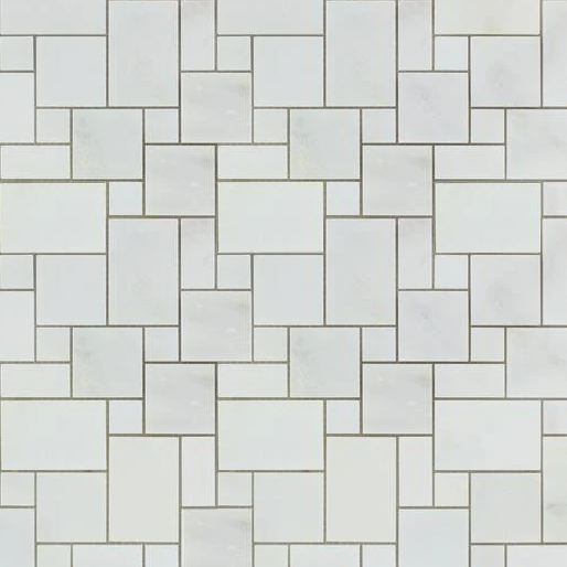 Asian Statuary Marble Mini Versailles Mosaic