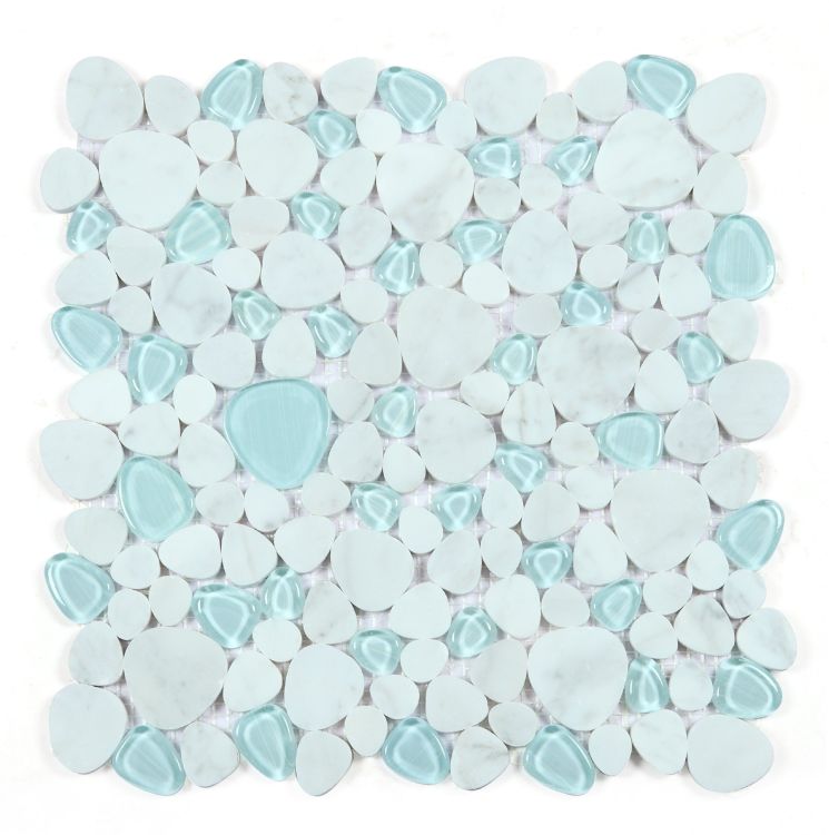 Peach Carrara Blue