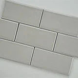 Portico Pearl 3x6 Ceramic Tile – Glossy Beveled Finish for Backsplashes, Shower Walls & Fireplace Accents