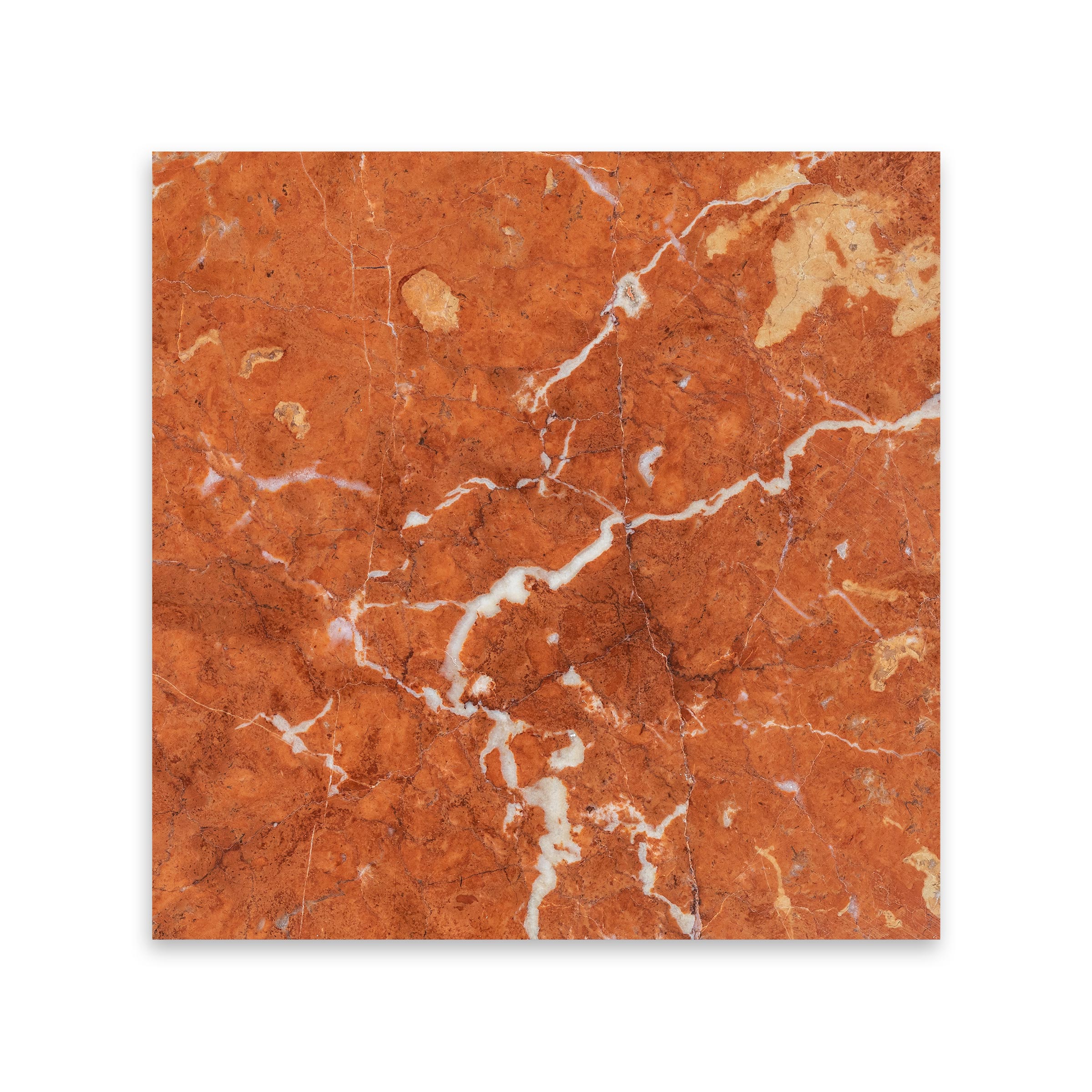 Rojo Alicante Polished Marble Tile 12x12