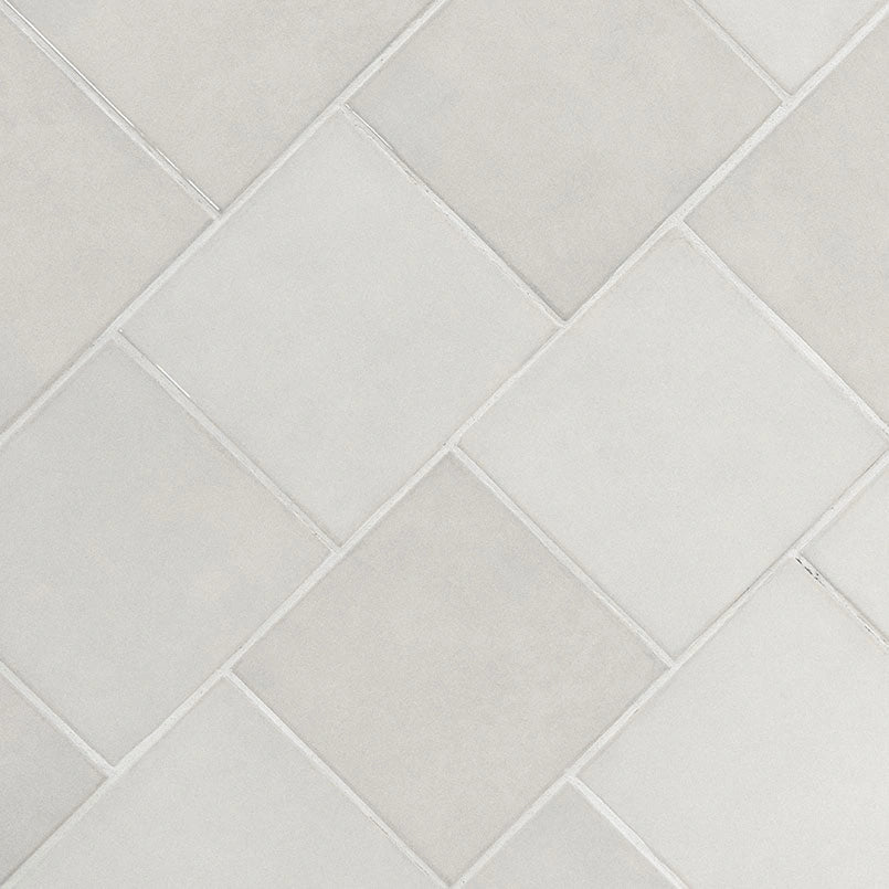 Renzo Dove 5x5 Glossy Ceramic Tile for Elegant Bathroom Wall