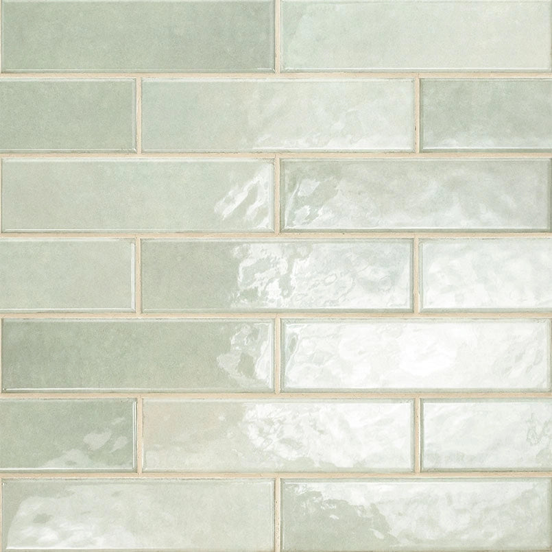 Renzo Jade 3x12 Ceramic Tile for Modern Bathroom Backsplashes