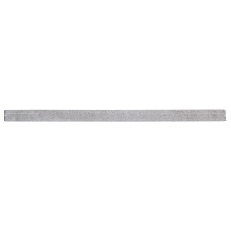 Renzo Sterling 0.6x12 Quarter Round – Glossy Ceramic Edge Trim for Backsplashes, Shower Walls & Accent Borders